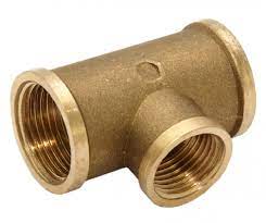 Тройник лат. никель. перех 3/4"х1/2"х3/4" (ду 20х15х20) м-м