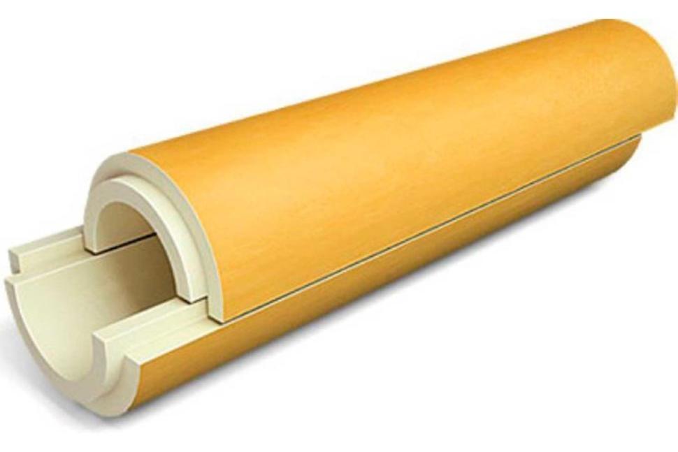 Скорлупа ППУ 45х40 покрытие стеклопластик