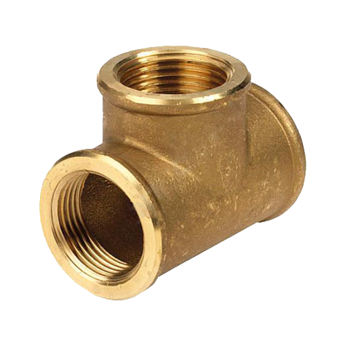 Тройник лат. никель.  1/2" (ду15) м-м