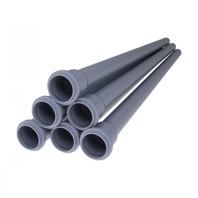 Труба с раструбом ПП 50х1,8  (150 мм) канализац.РТП 11151