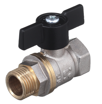 Кран шаровой БАЗ 11б27п1 (НИКЕЛЬ) Ду 20 м/р баб. А31/1