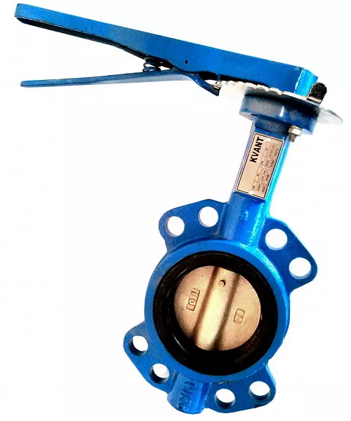 Затвор дисковый поворотный KVANT Ду 50 Ру 16 диск, корпус : сталь