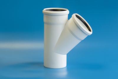 Тройник для бесш. кан-и из ПП Ø 50х50/45˚ 
